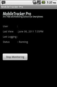 MobileTracker Pro screenshot